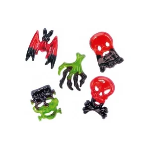 Monster Jelly Vidal - Bonbon monstre Halloween - Lot de 6