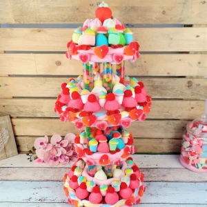 Pièce-montée de bonbons - Mariage Gourmand